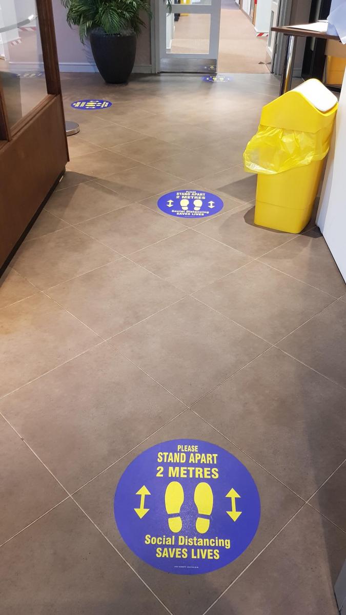 Floor signage