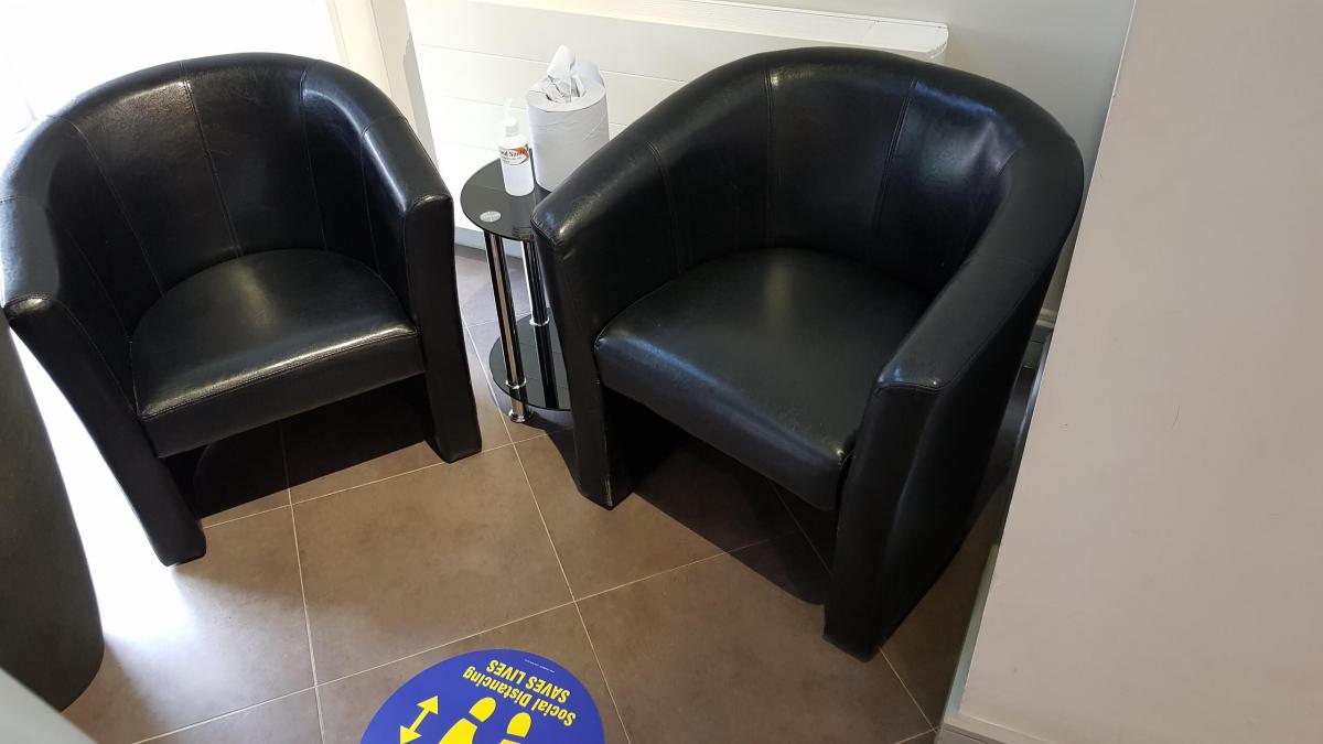 Visitors waiting area
